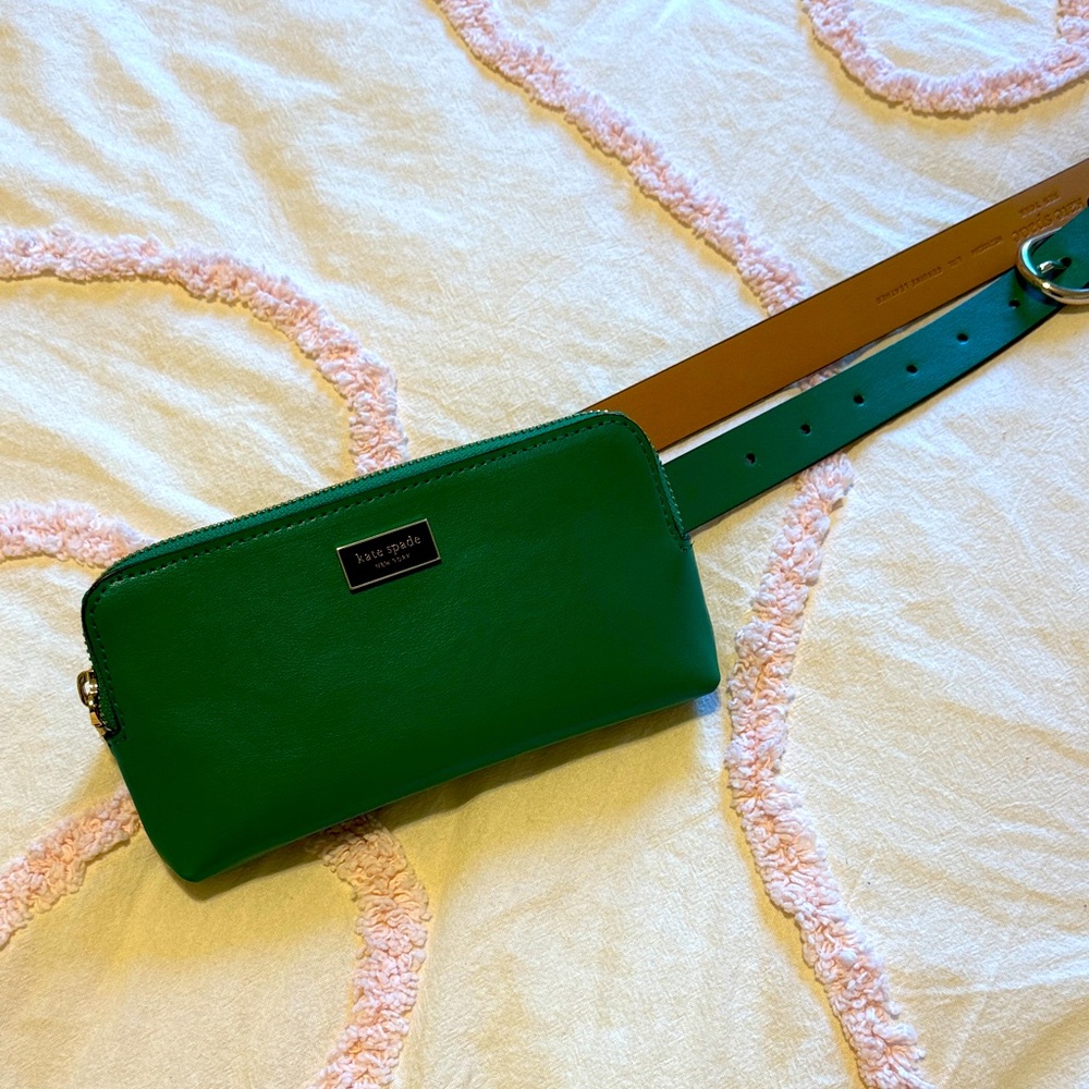 Kate Spade Green Clutch Belt Bag